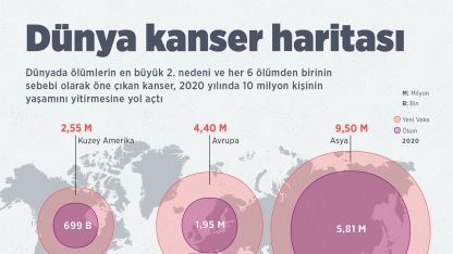 Dünya kanser haritası