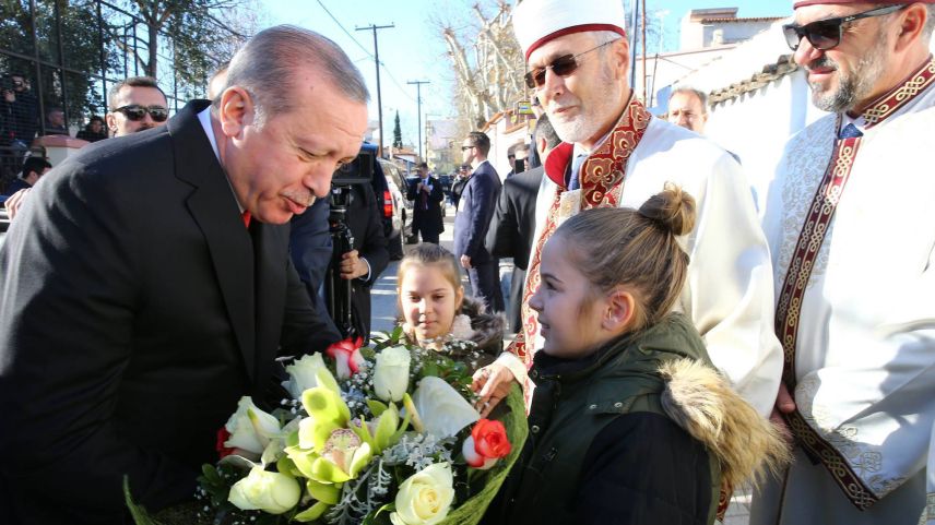 Müftülerimiz Cumhurbaşkanı Erdoğan’a geçmiş olsun dileklerini ilettiler