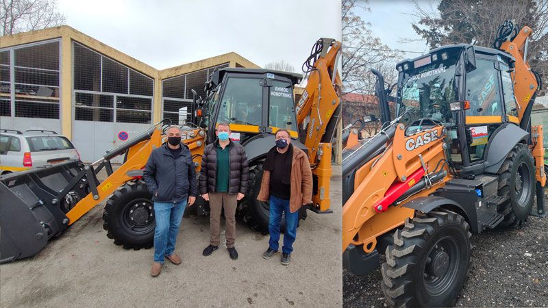 Gümülcine Belediyesi yeni bir ekskavatör yükleyici aldı