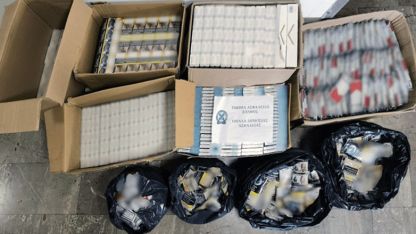 1.940 paket sigara, 26 kilo kaçak tütün ele geçirildi
