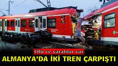 Almanya'da iki tren çarpıştı, ölü ve yaralılar var
