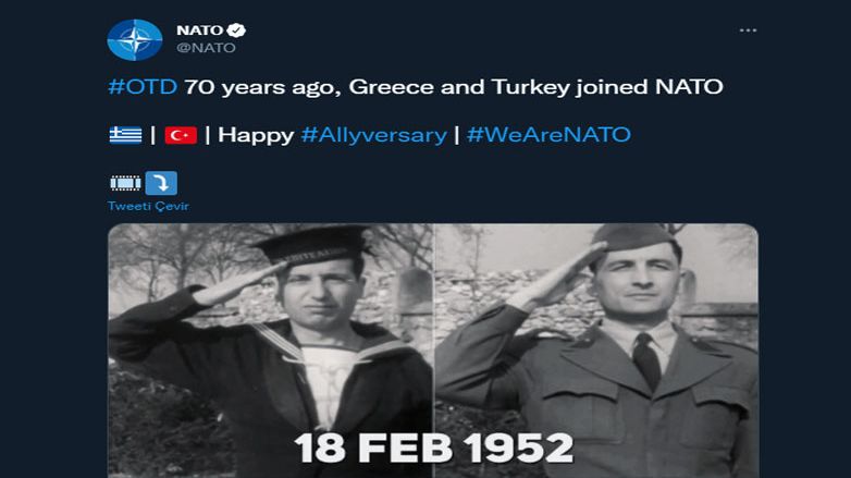 NATO, Türkiye ve Yunanistan'ın 70. üyelik yıl dönümünü kutladı