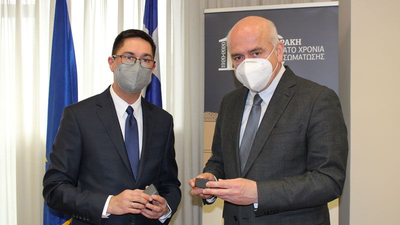 Polonyalı Büyükelçi Lompart'tan Metios’a ziyaret  