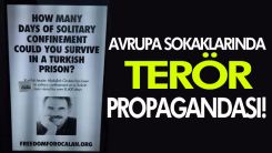 Avrupa sokaklarında "terör" propagandası