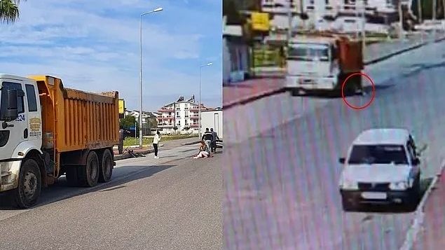Köpekten kaçan çocuk, kamyonun çarpması sonucu ağır yaralandı