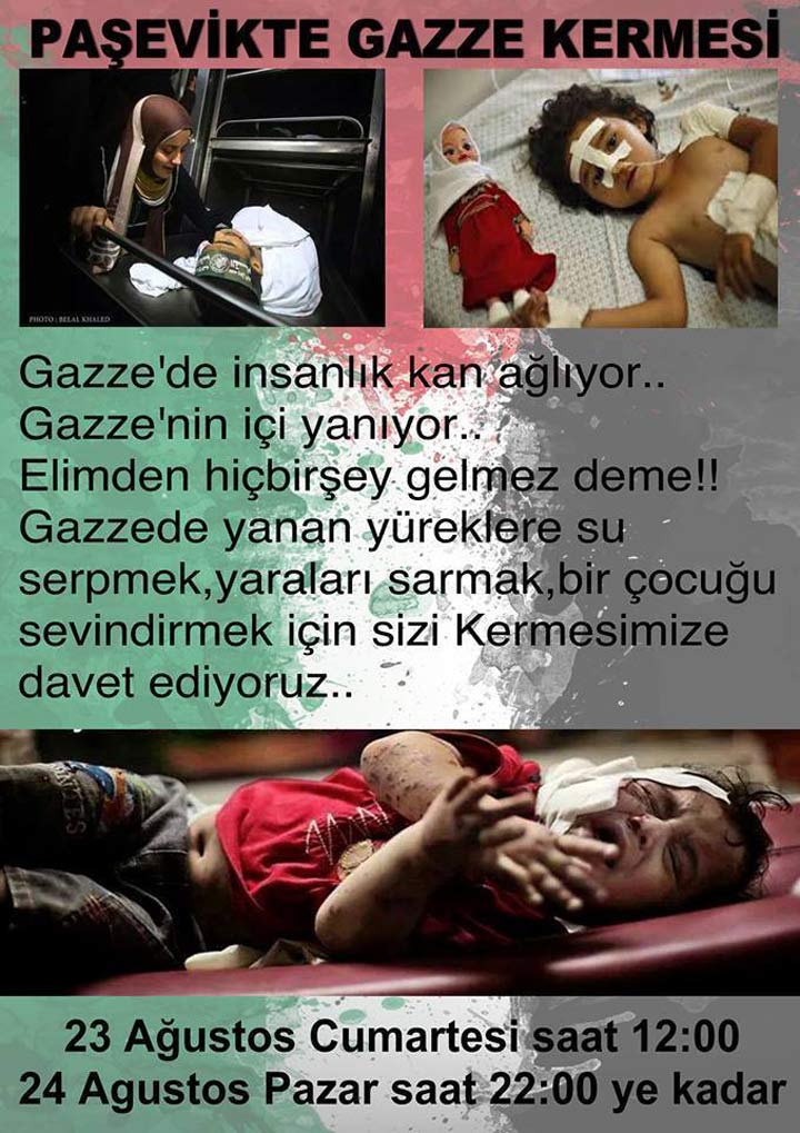 PAŞEVİK KÖYÜ GAZZE İÇİN KERMES DÜZENLİYOR