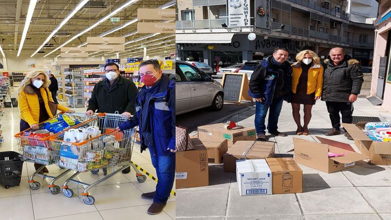 KİNAL Rodop İl Örgütü üyelerinden Ukrayna halkına yardım