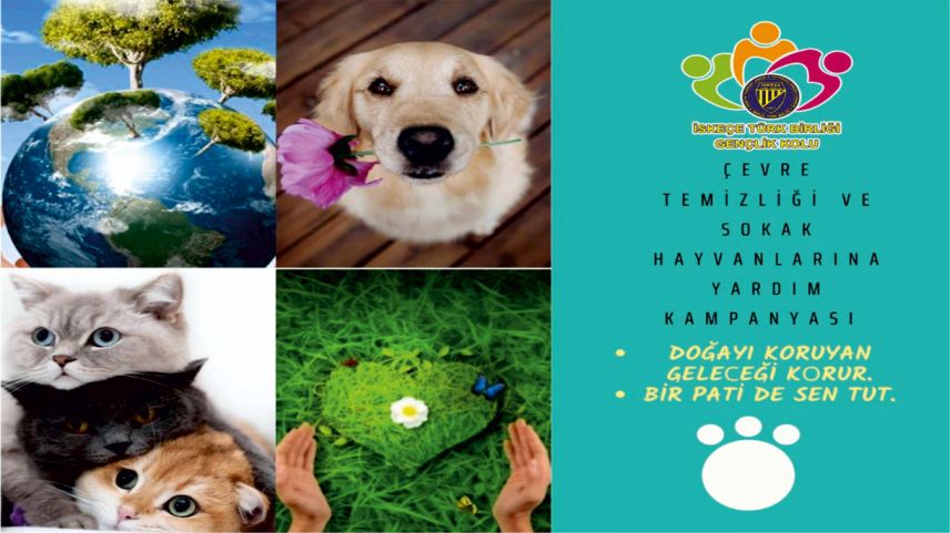 İskeçeli Gençler ‘Çevre temizliği ve sokak hayvanlarına yardım kampanyası’ başlattı