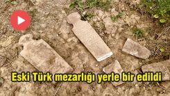 VİDEO | Horozlu Türk mezarlığı Avdira Belediyesi tarafından talan edildi