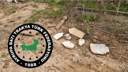 ABTTF, İskeçe'de Türk mezarlığına zarar verilmesini kınadı