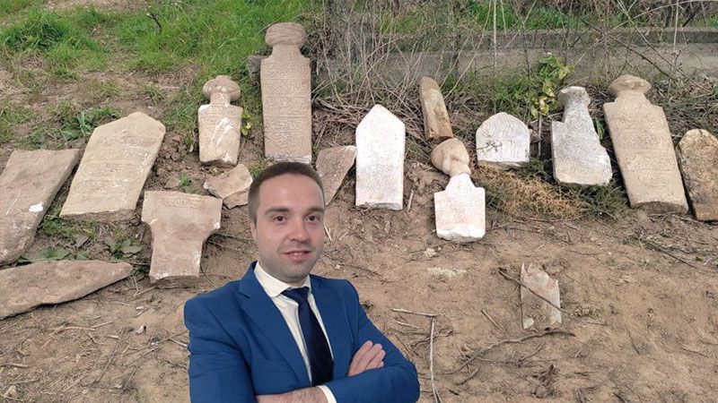 Erdem Hüseyin: "Mezarlığın talan edilmesi bizleri üzmüştür"