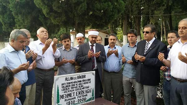 MÜFTÜ MEHMET EMİN AGA MEZARI BAŞINDA ANILDI