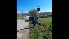 Kalenderköy muhtarı trafik kazası olmasın diye uğraşıyor