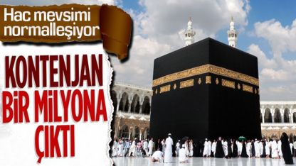 Suudi Arabistan hac kontenjanını bir milyona çıkardı