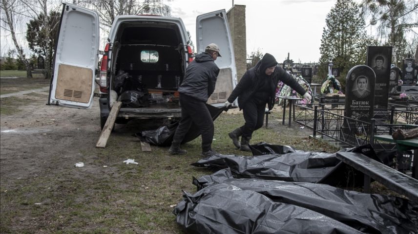Ukrayna: Buça'daki toplu mezardan çıkan 40 ceset sivillere ait