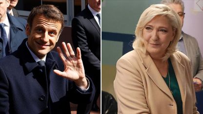 Fransa'da Macron ve Le Pen ikinci turda yarışacak