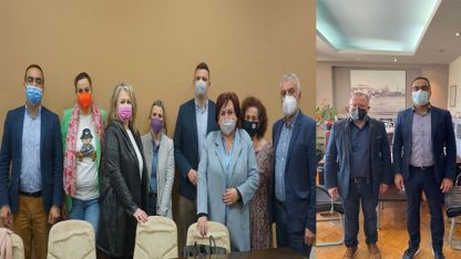  Gümülcine Belediyesi ile DMTE Başkanlığı yetkilileri sağlık konularını görüştü