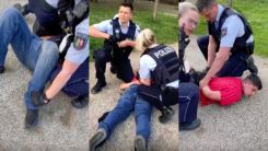 Almanya: Polislerin Türk çocuğa sert müdahalesi tepki çekti