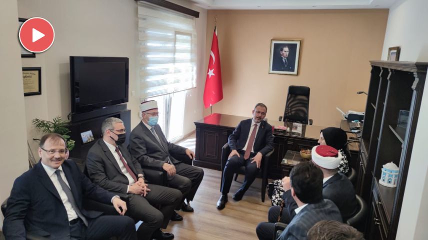 VİDEO | Bakan Kasapoğlu Batı Trakya Türk Azınlık temsilcilerini kabul etti