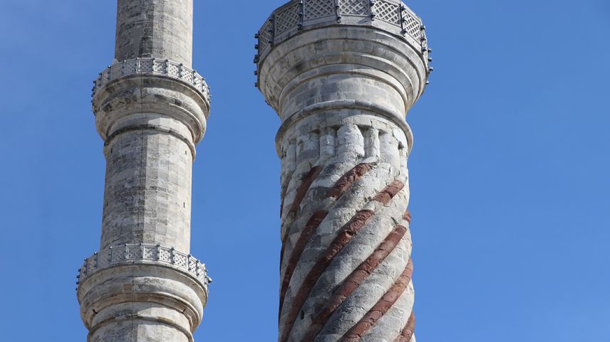 Edirne: Üç Şerefeli Cami farklı yapısıyla ön plana çıkıyor