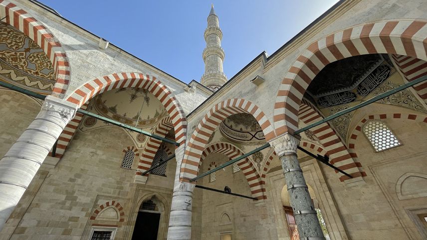 Edirne: Üç Şerefeli Cami farklı yapısıyla ön plana çıkıyor