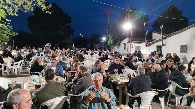 Rodop bölgesinde son toplu iftar Hasköy’de yapıldı