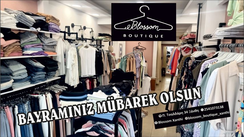'Blossom Boutique' mağazasından bayram tebriği