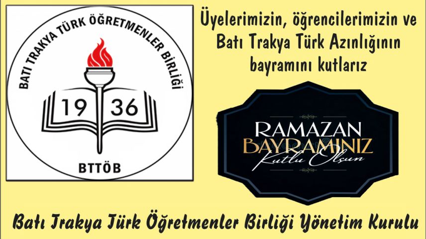 BTTÖB Yönetim Kurulu'ndan bayram kutlaması