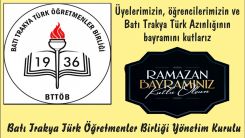 BTTÖB Yönetim Kurulu'ndan bayram kutlaması