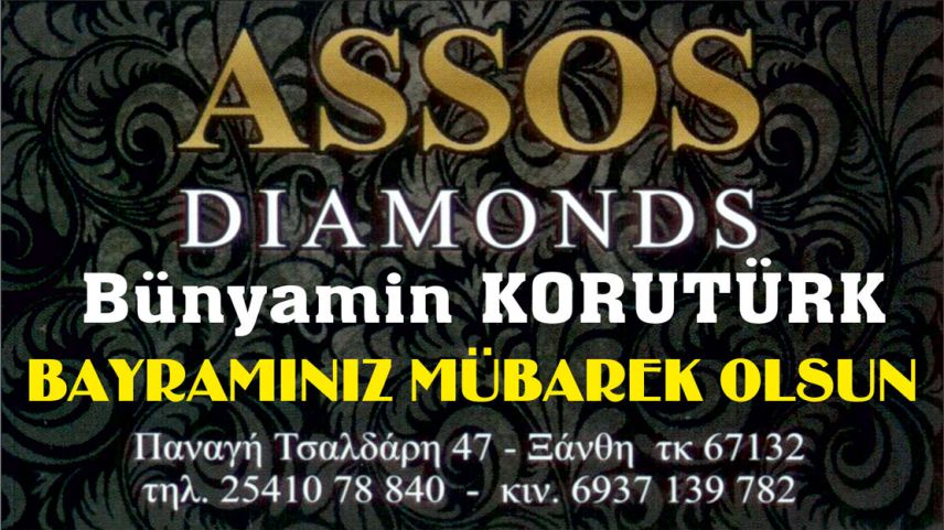 ASSOS DIAMONDS kuyumcusu Ramazan Bayramınızı kutlar