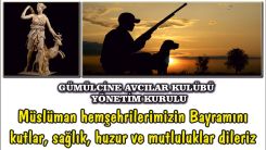 Gümülcine Avcılar Kulübü'nden  bayram mesajı