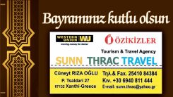 SUNN THRAC TRAVEL'den bayram kutlaması
