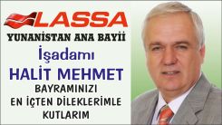 Gümülcineli İşadamı Halit Mehmet'ten bayram kutlaması