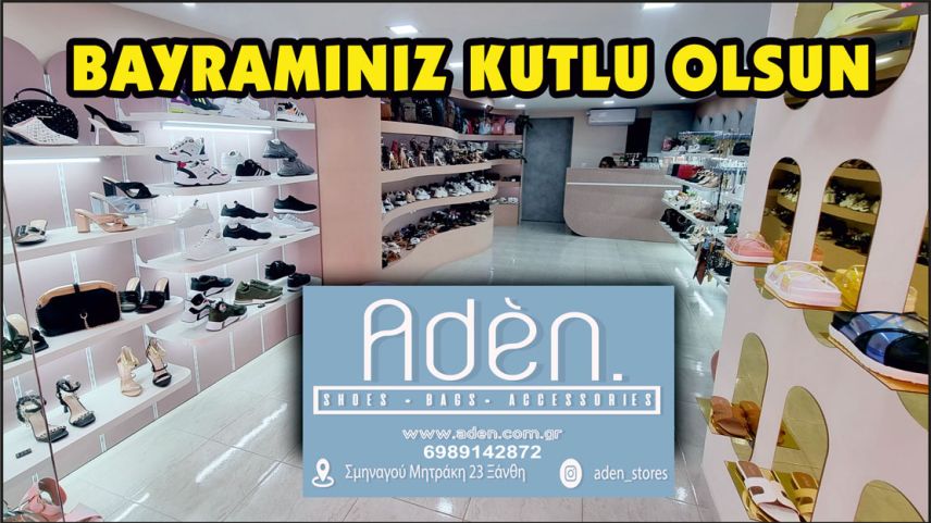 Aden AYAKKABI-ÇANTA-AKSESUAR hayırlı bayramlar diler