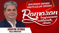 İskeçe Milletvekili Hüseyin Zeybek'ten Ramazan Bayramı tebriği