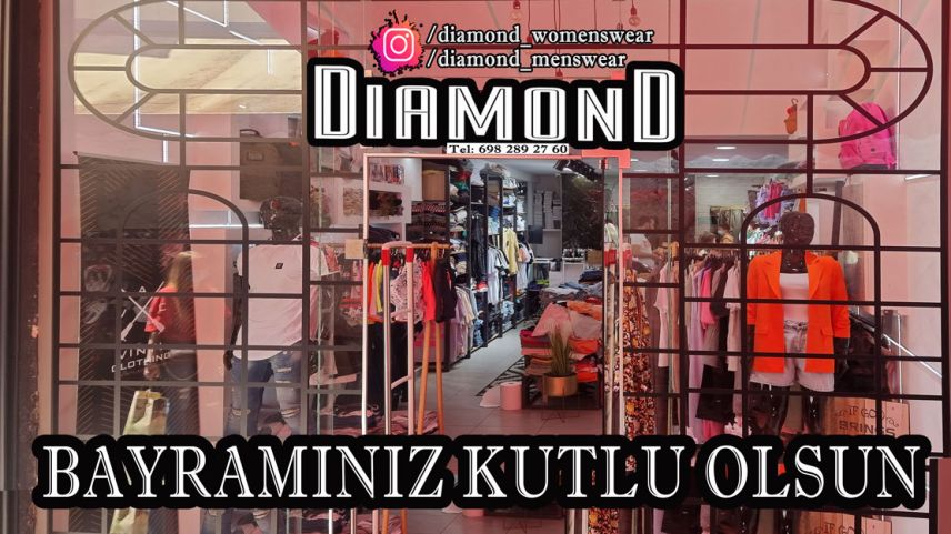 'DIAMOND' giyim mağazasından bayram kutlaması