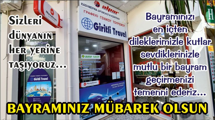 GİRİTLİ TRAVEL Hayırlı Bayramlar Diler