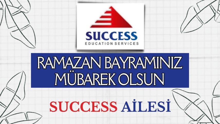 SUCCES Eğitim Merkezi Hayırlı Bayramlar Diler