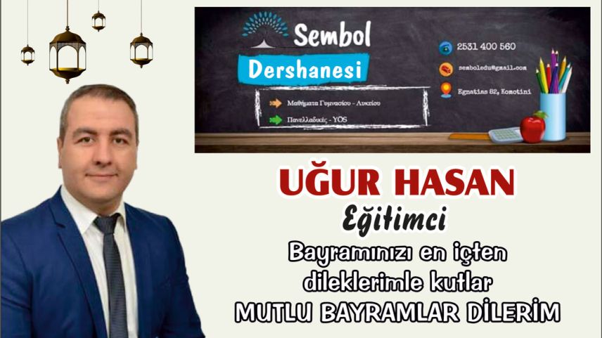 SEMBOL DERSHANESİ'nden Bayram Tebriği