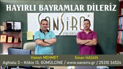 SANSİRO sahipleri sizlere hayırlı bayramlar diler