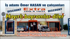 EXTRA Cash & Carry marketleri sahibi ve çalışanlarından tebrik