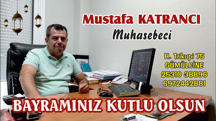 Mustafa Katrancı'dan bayram kutlaması