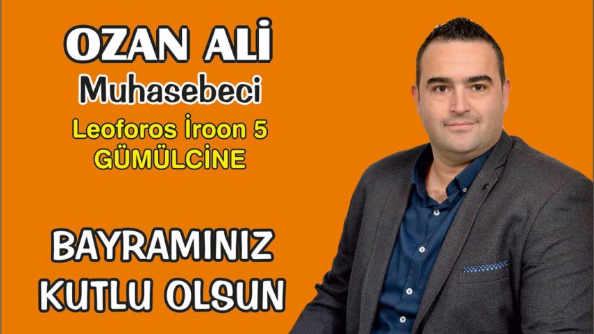 Muhasebeci Ozan Ali bayramınızı kutlar