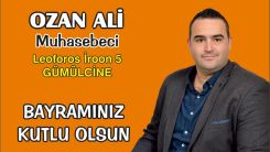 Muhasebeci Ozan Ali bayramınızı kutlar