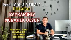 Muhasebeci İsmail MOLLA MEHMET'ten bayram tebriği