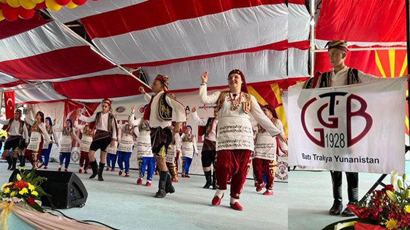 GTGB Halk Oyunları ekibi Kuzey Makedonya’da festivale katıldı