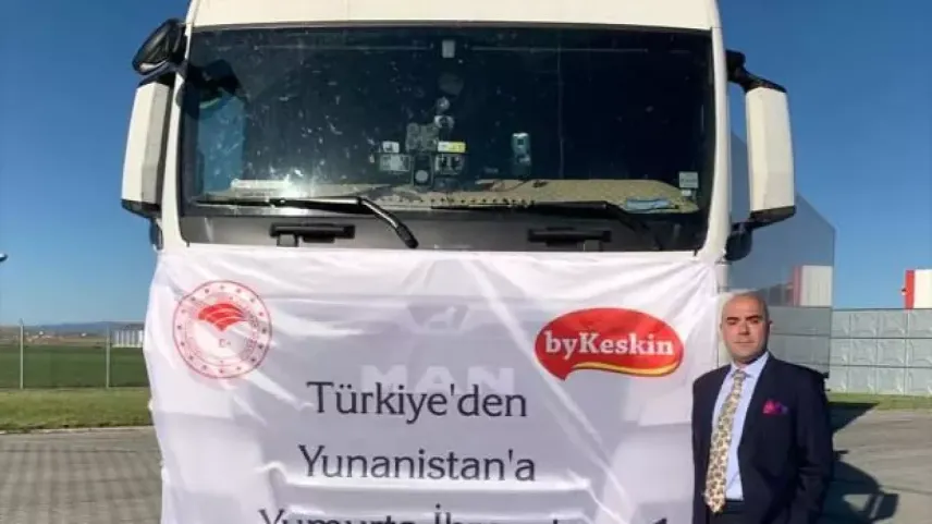 İzmir'den Yunanistan'a 600 bin yumurta gönderdi