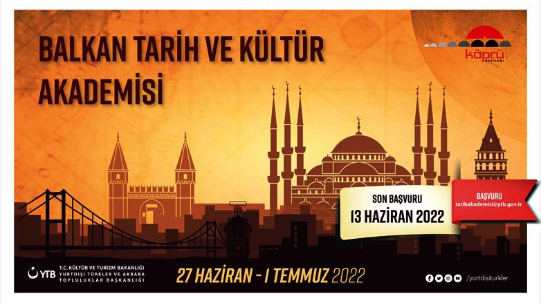 Balkan Tarih ve Kültür Akademisi başlıyor