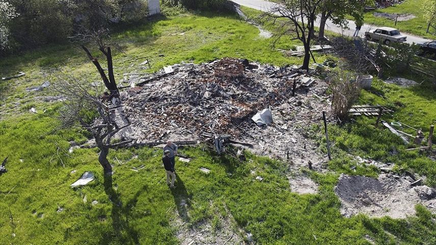 Rusya'nın bombaladığı Ukrayna'nın Pidgayne köyü harabeye döndü