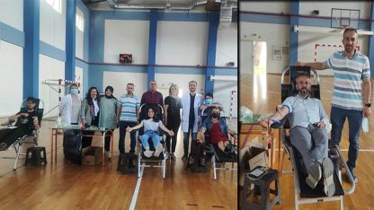Kan bağışı kampanyası başarıyla gerçekleşti